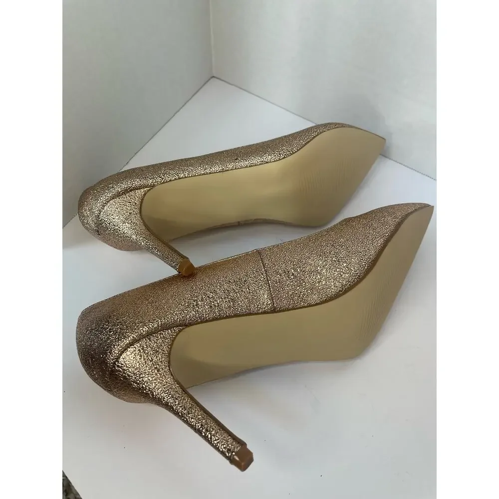 New in Box JustFab- Rose Gold Teyla Pumps - Size 9 - Picture 4 of 6